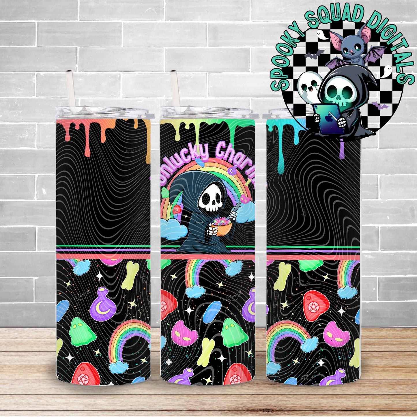Unlucky Charms Grim 2.0 - Tumbler Wrap