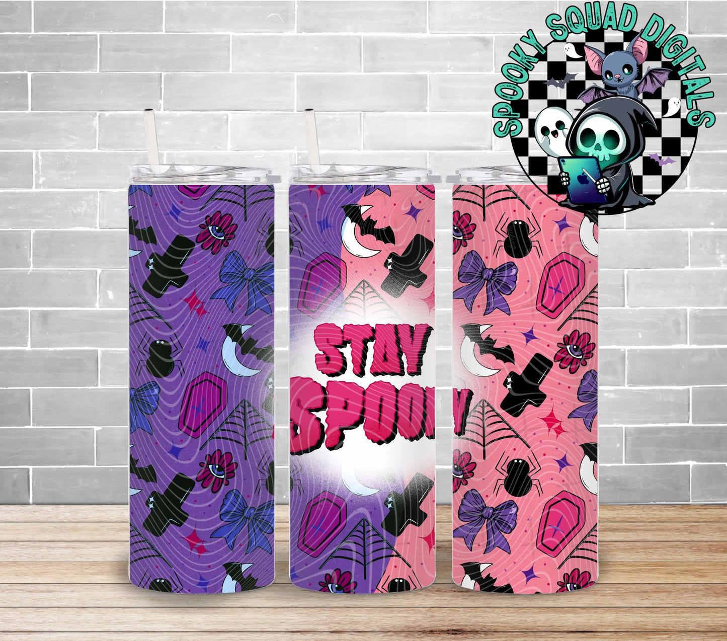 Cute Spooky - Tumbler Wrap