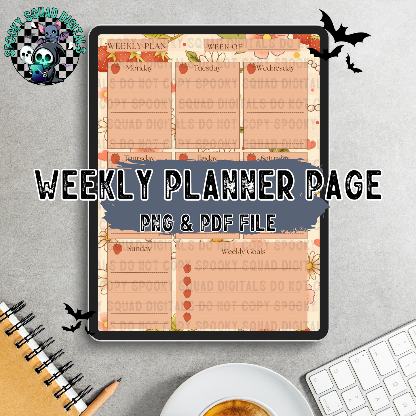 Berry - Weekly Planner Page