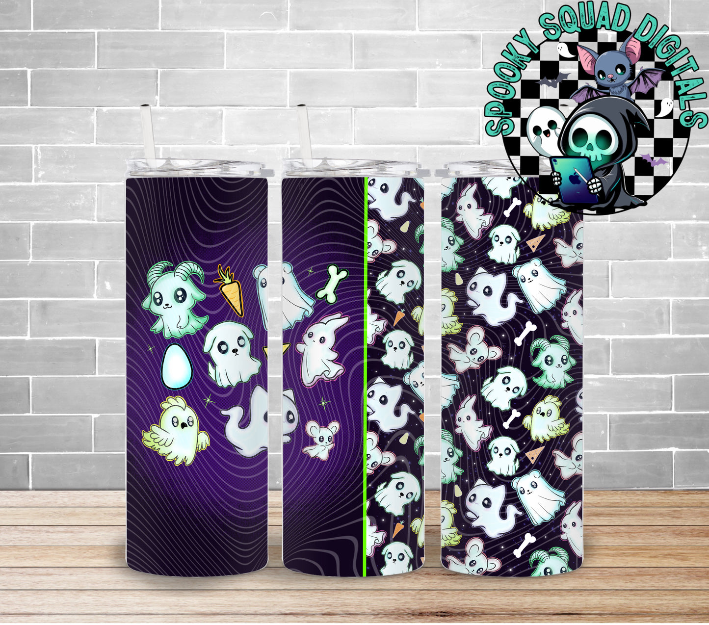 Ghost Animals - Tumbler Wrap