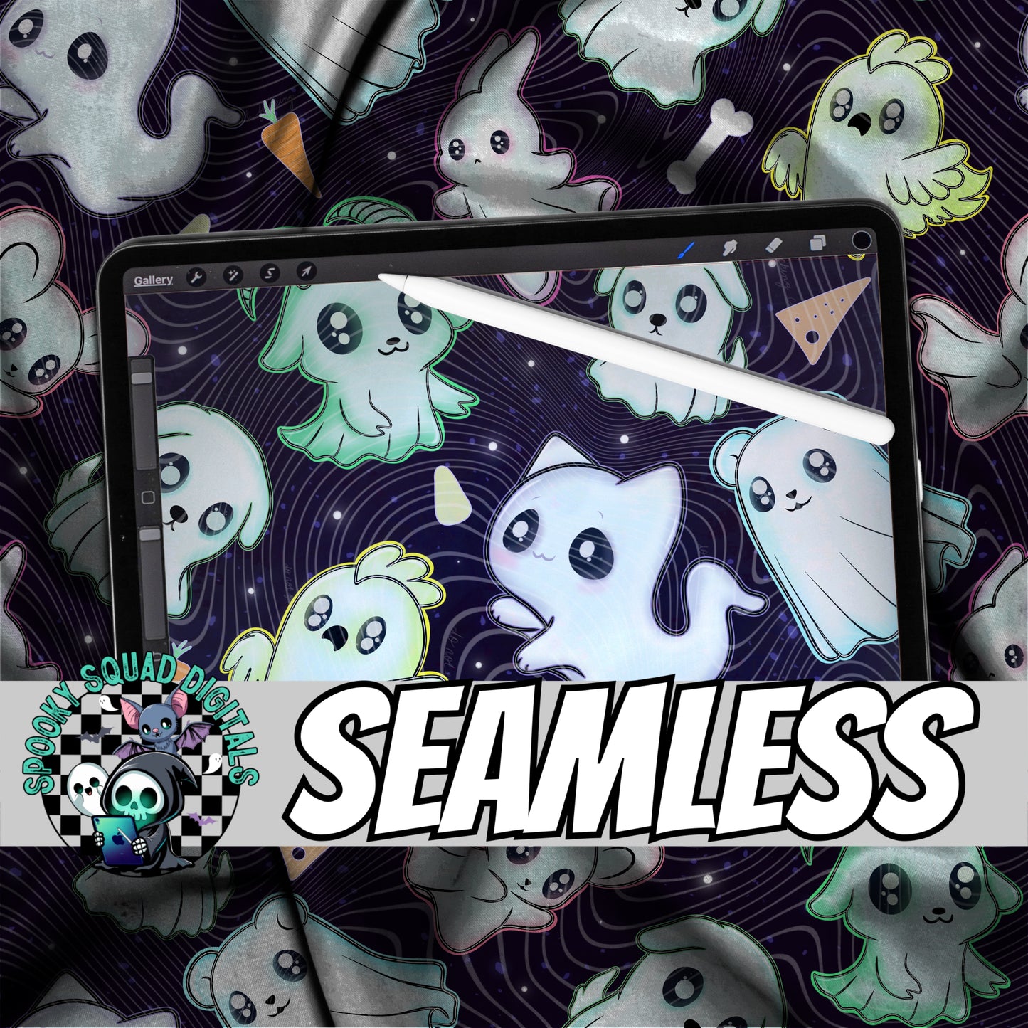Ghost Animals - Seamless