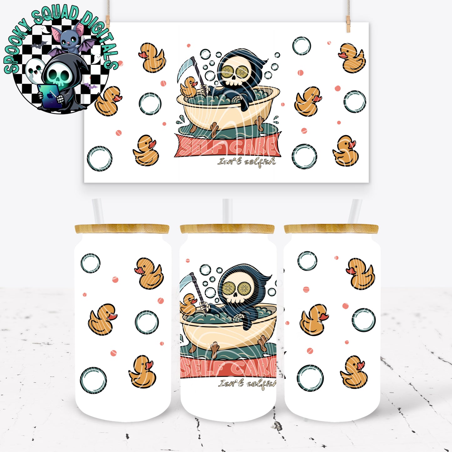 Self Care isn’t Selfish - 16 oz Tumbler Wrap