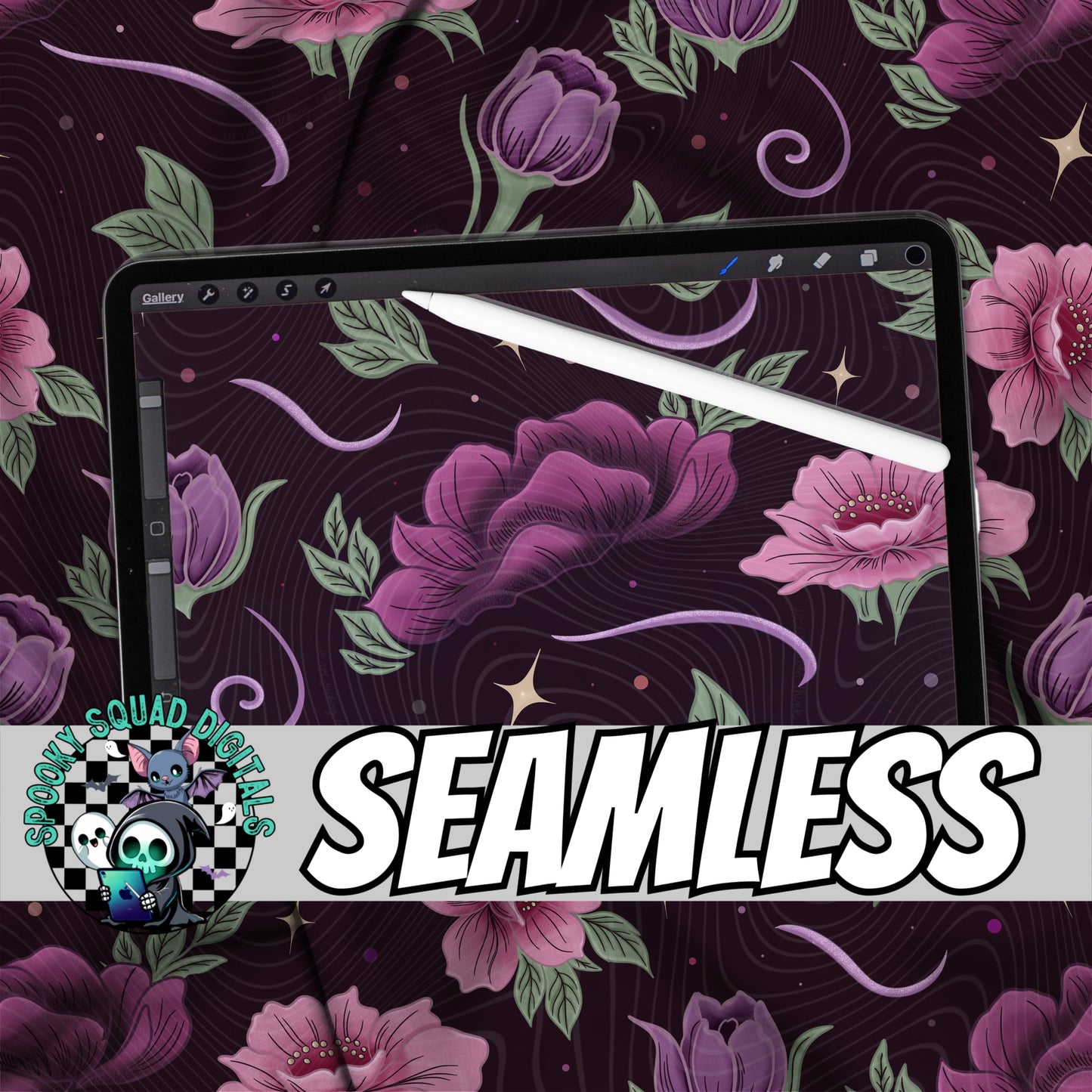 Laid Back Floral - Seamless