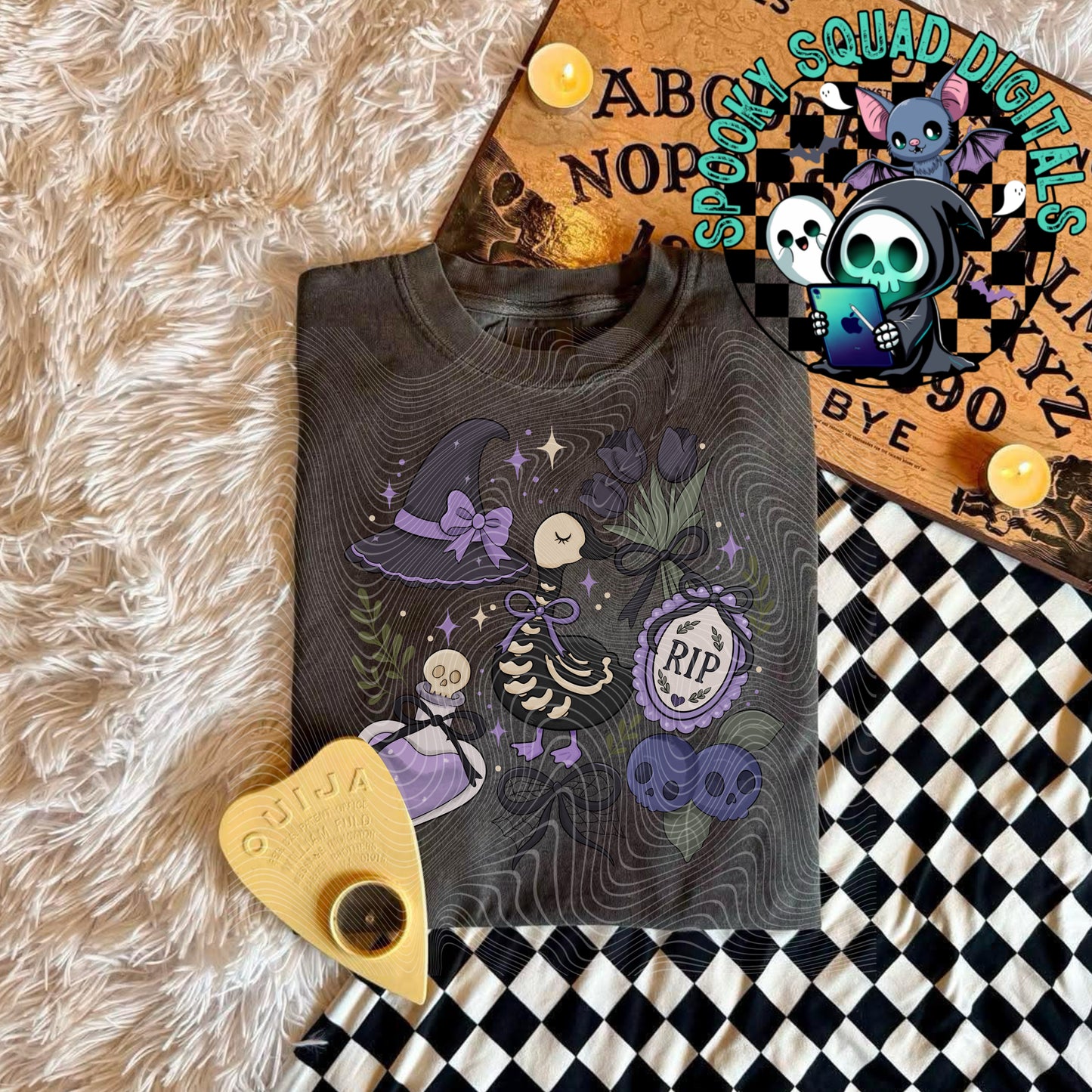 Spooky Grannycore Collage - PNG File