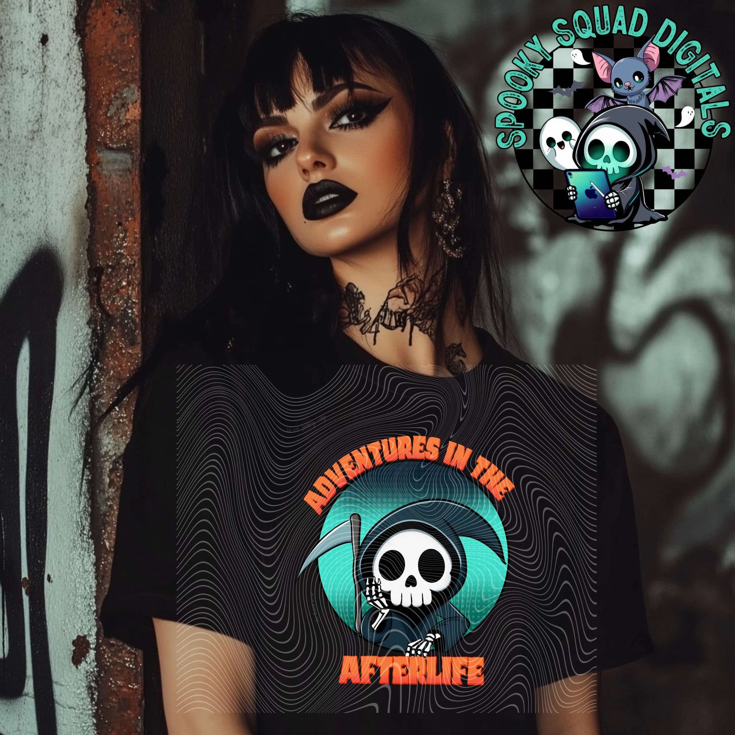 Adventures In The Afterlife Grim - PNG File
