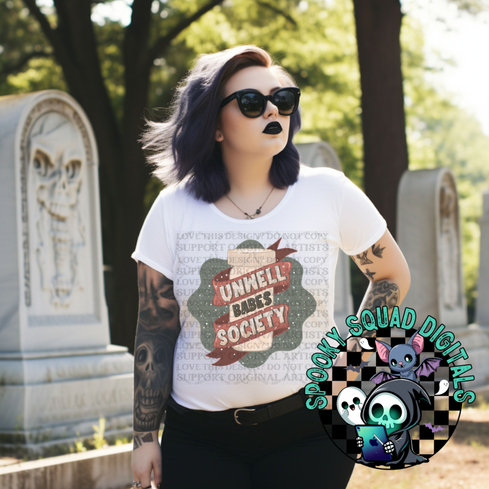 Unwell Babes Neutral- PNG File
