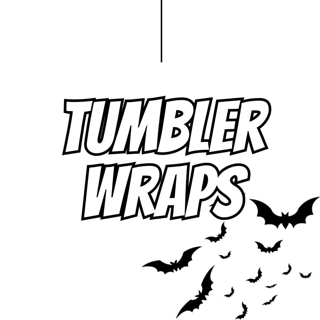 Tumbler wraps spooky squad digitals