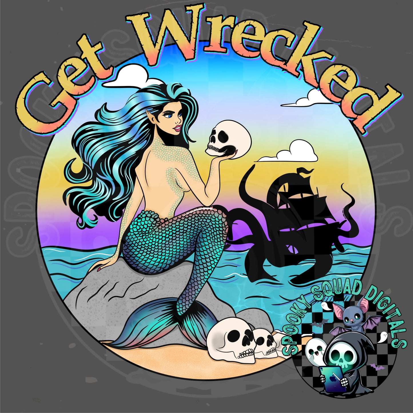 Get Wrecked - PNG File