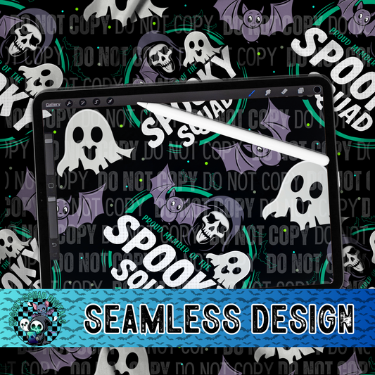 Spooky Squad - Seamless