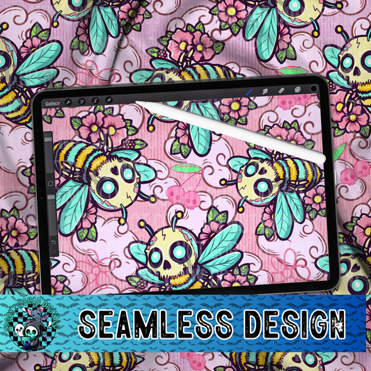 Zombees Pastel - Seamless