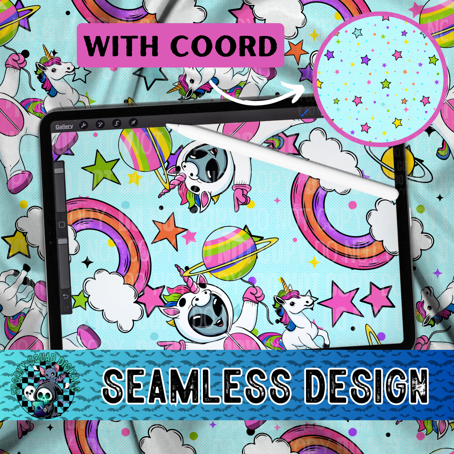 Unicorns - Seamless w/Coord