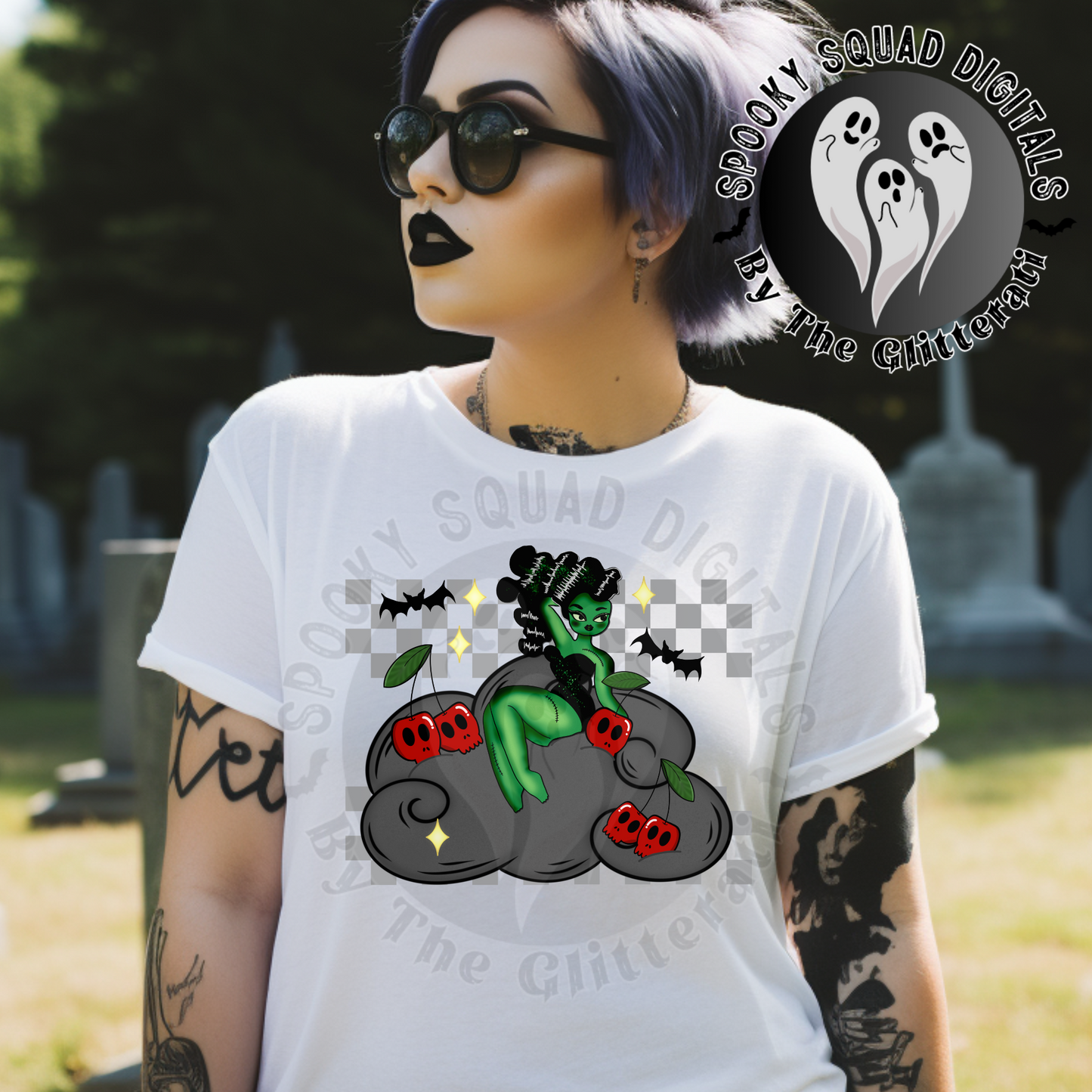 Spooky Bombshell - PNG File