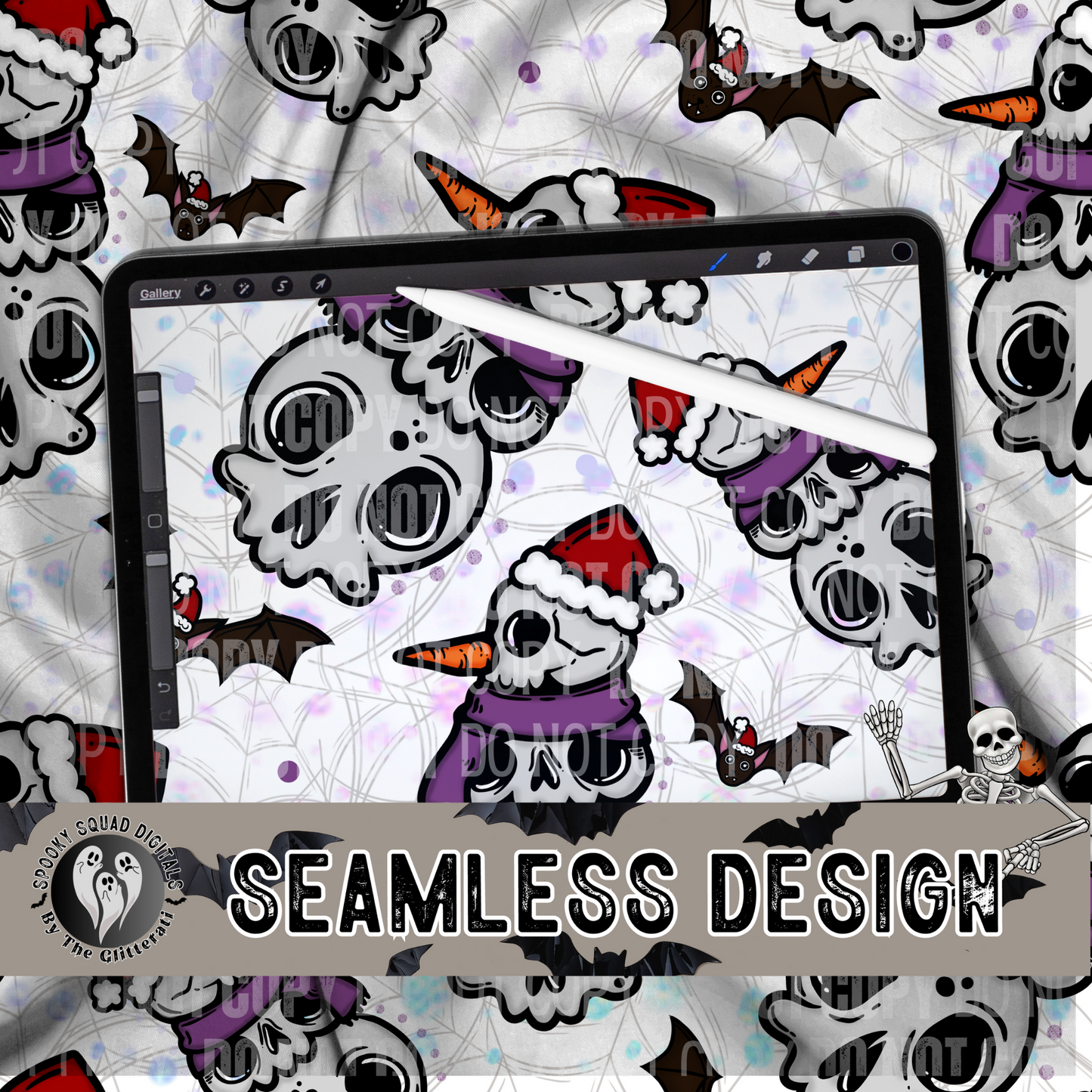 Skull Man - Seamless