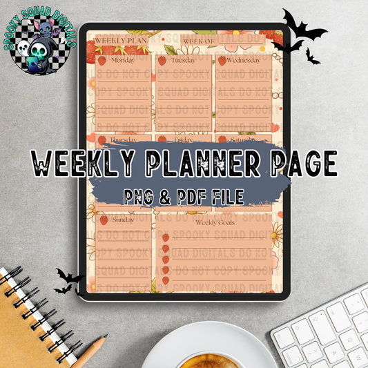 Berry - Weekly Planner Page