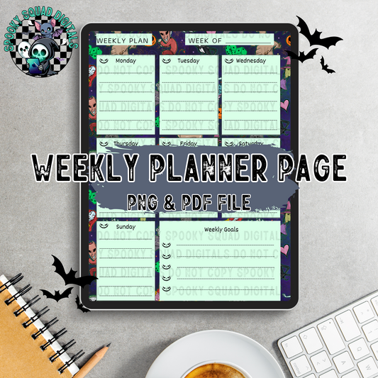 NBC - Weekly Planner Page