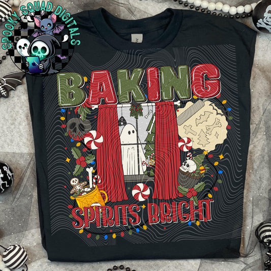 Baking Spirits Bright - PNG File