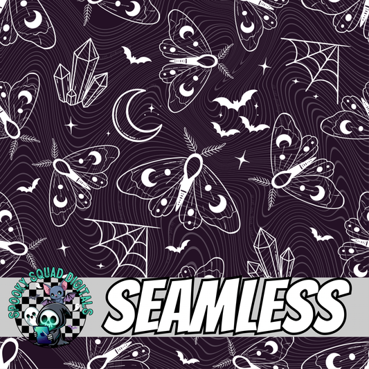 Celestial Moth All Colorways - Seamless