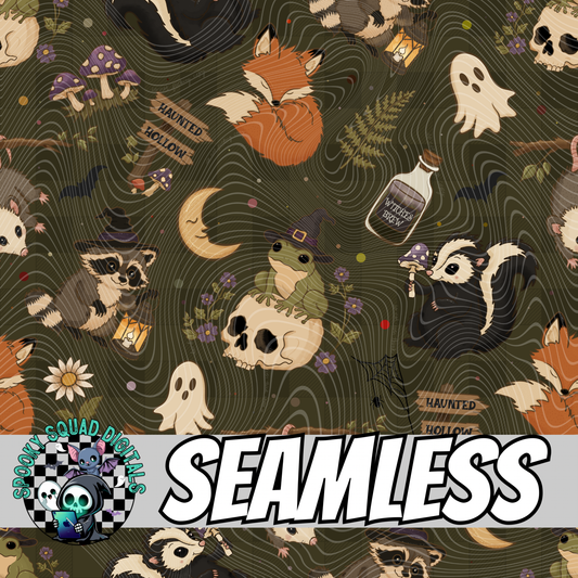 Haunted Hollow - Seamless