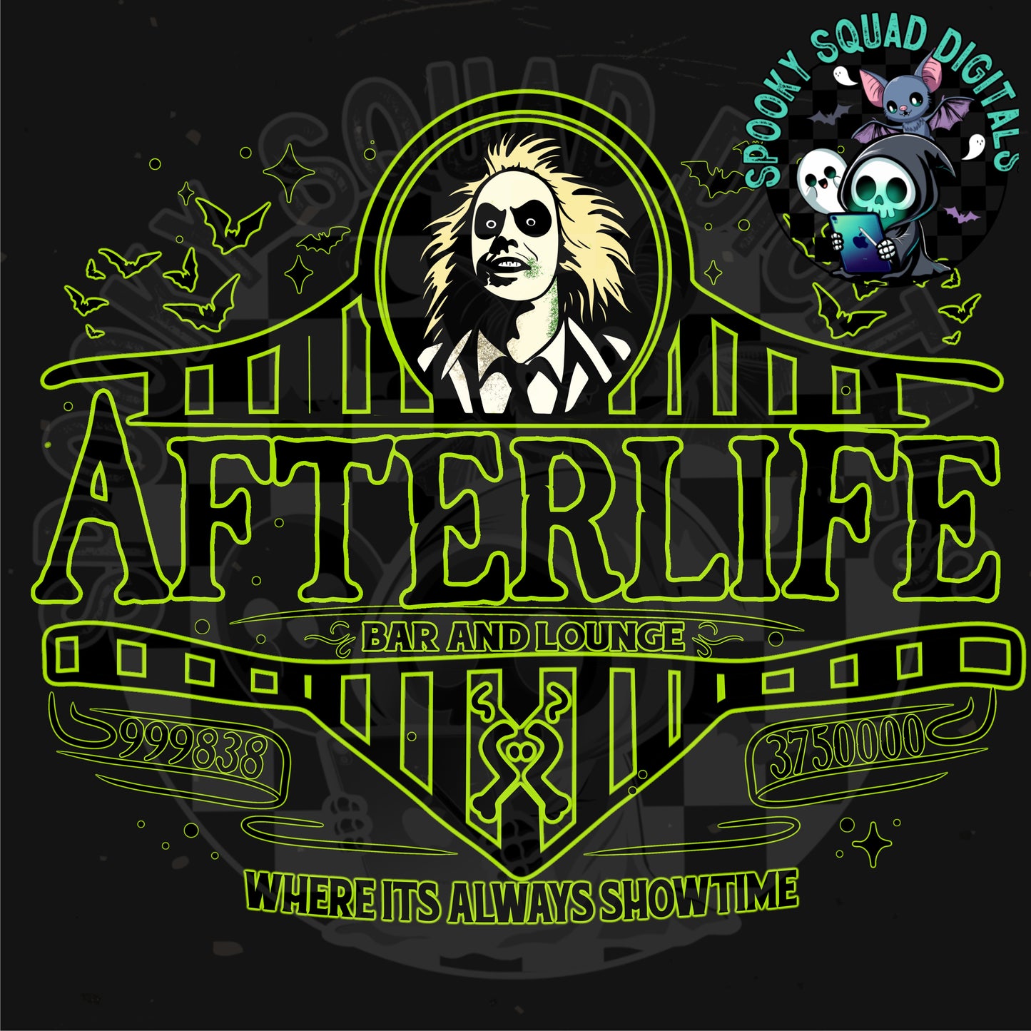 Afterlife Bar Green - PNG File