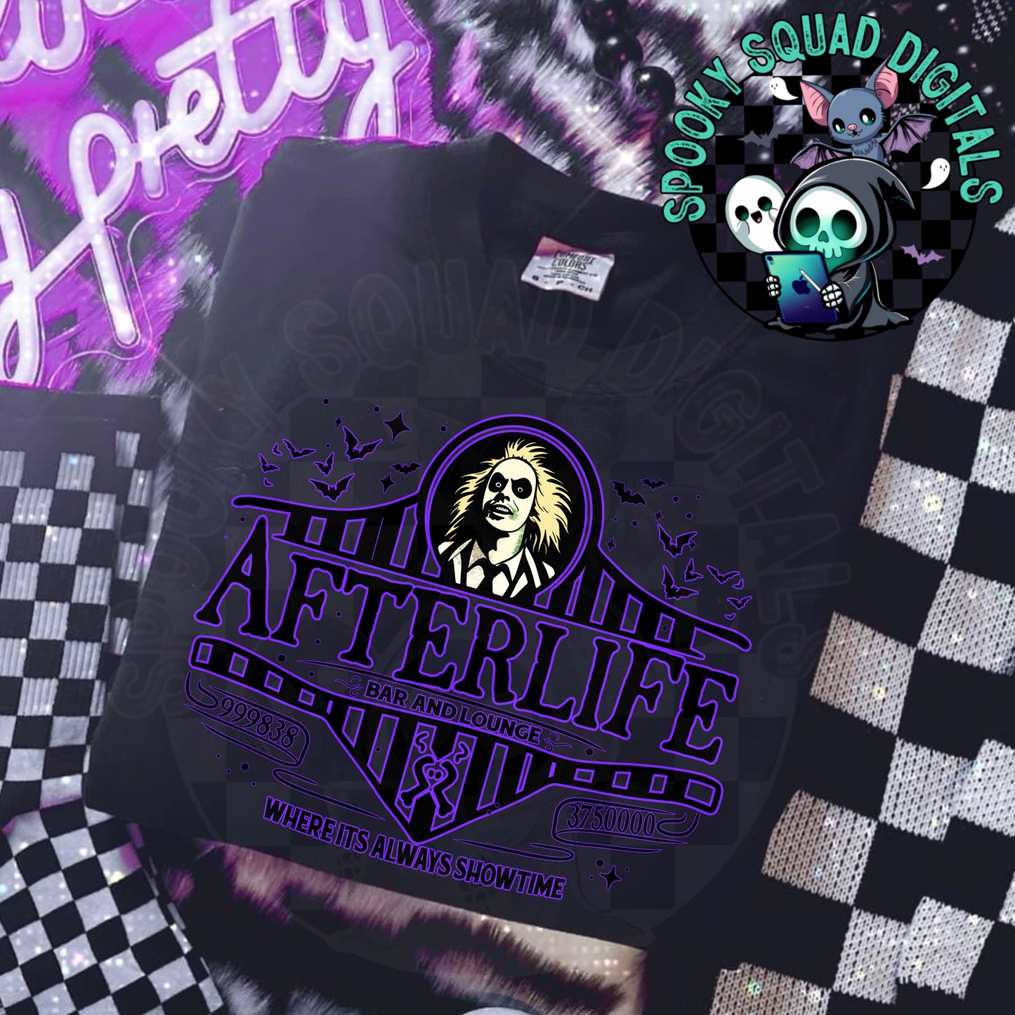 Afterlife Bar Purple - PNG File