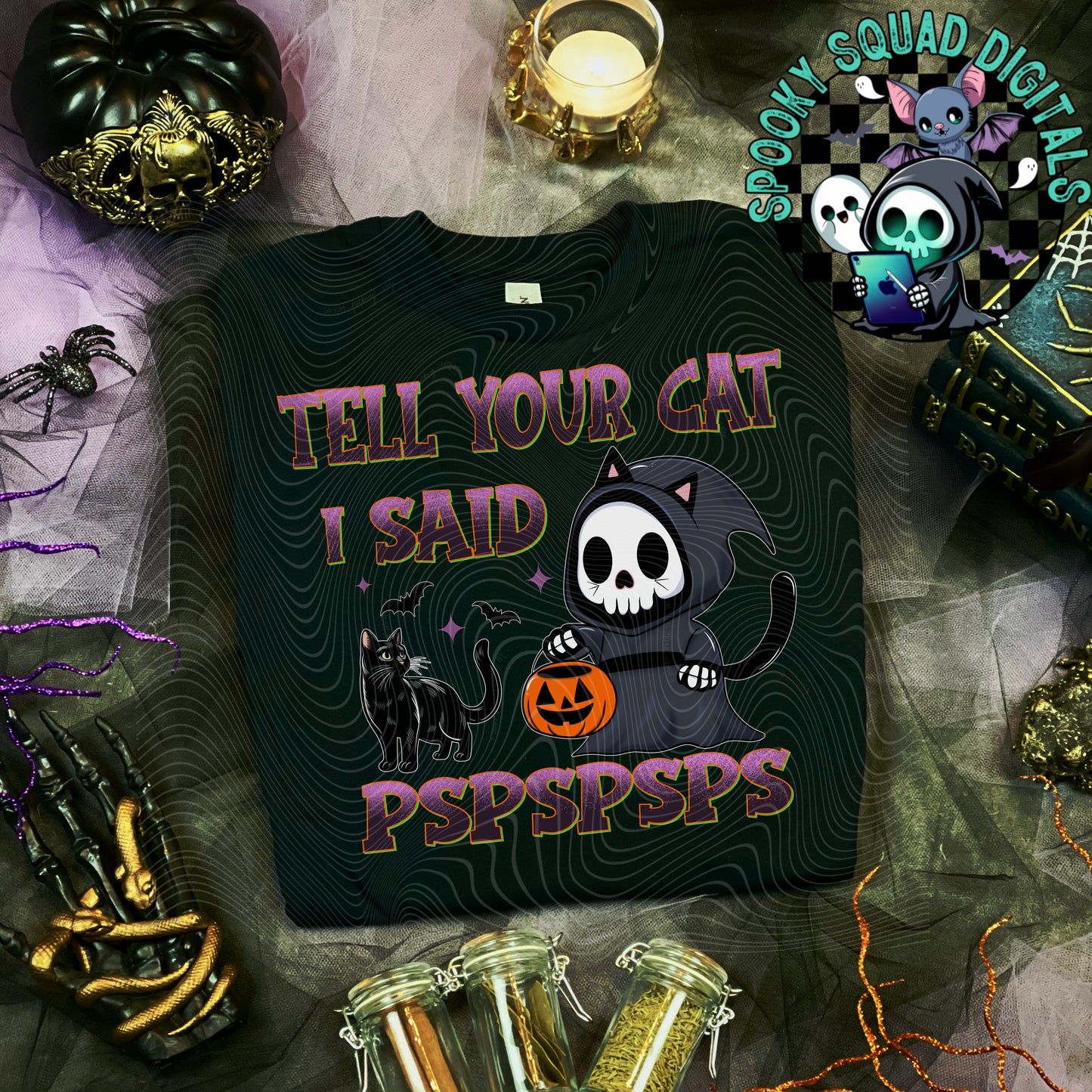 Tell Your Cat - PNG File