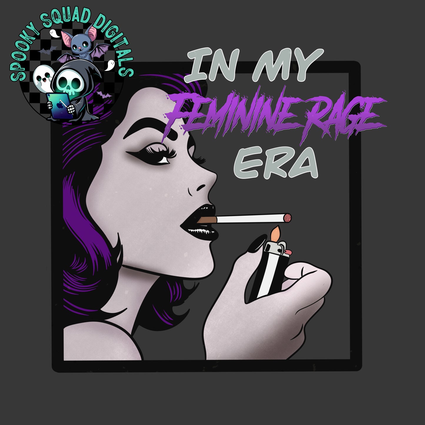 Feminine Rage - PNG File