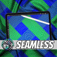 Blue/Green Lattice - Seamless