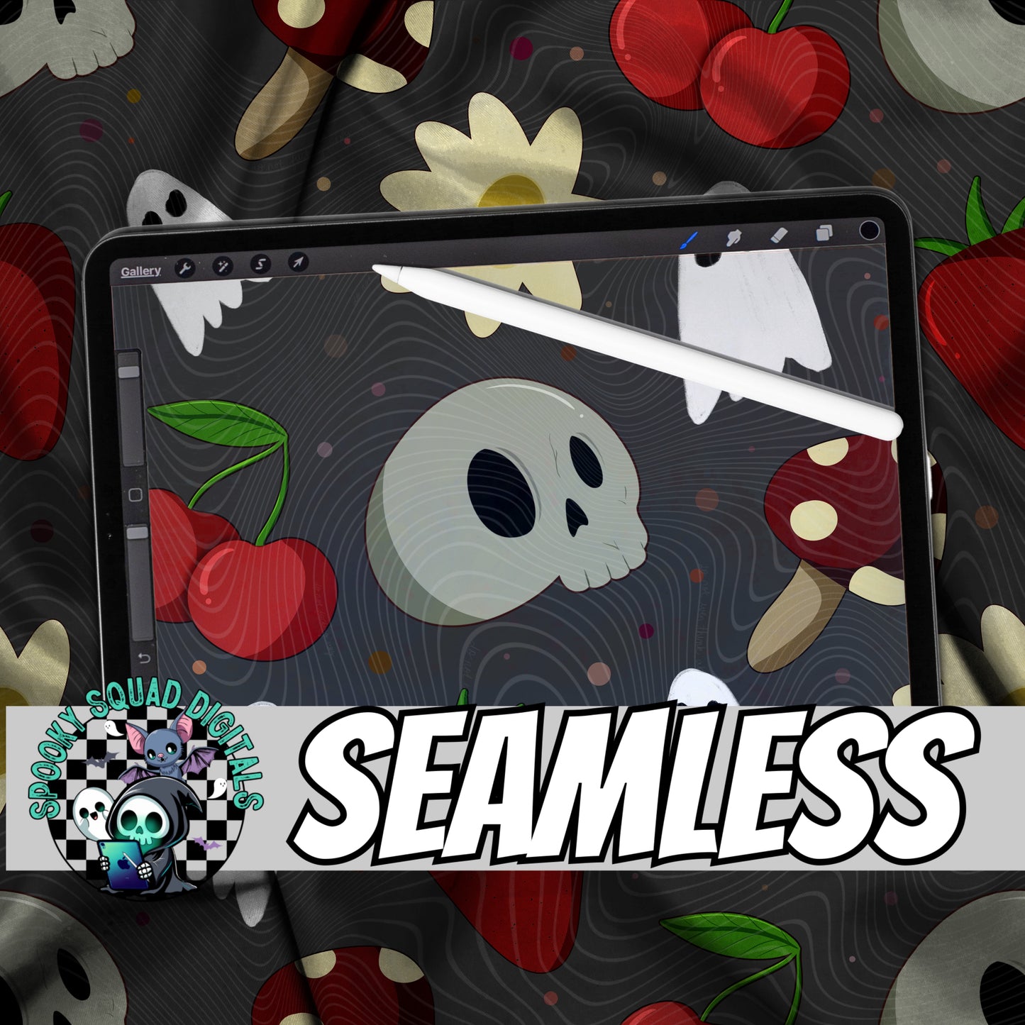 Spooky Fruit - Seamless
