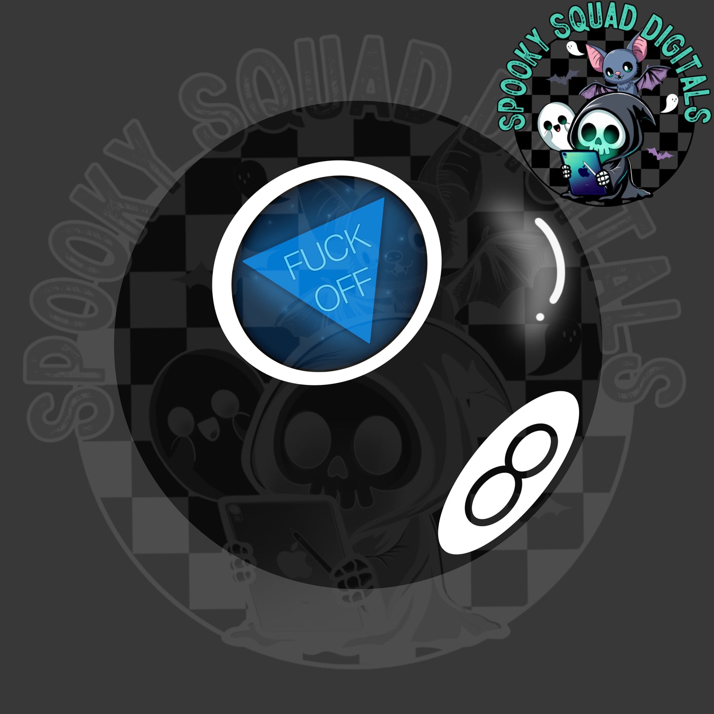 Magic 8 Ball - PNG File