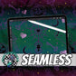 Hallow Doodles Green - Seamless