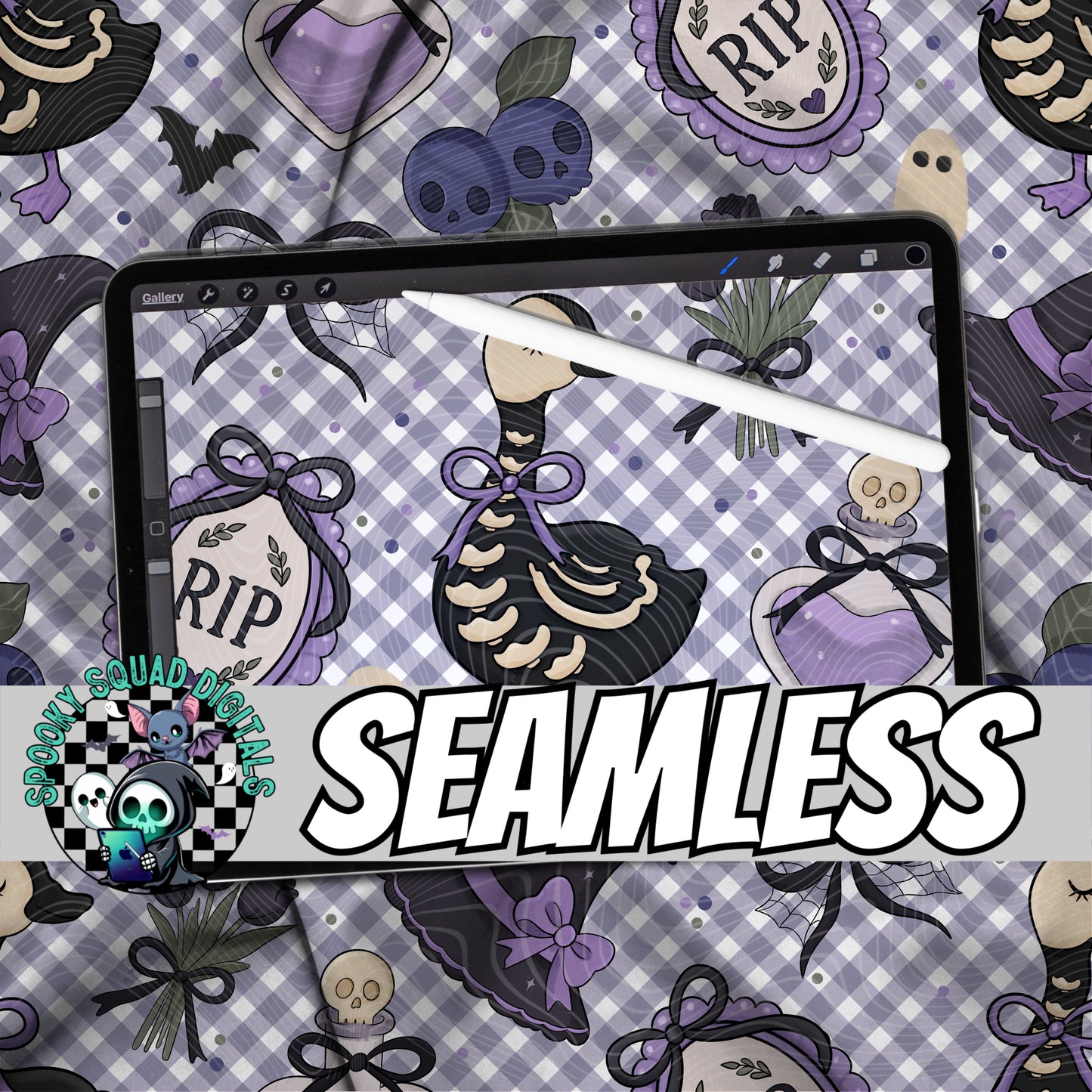 Spooky Vintage - Seamless