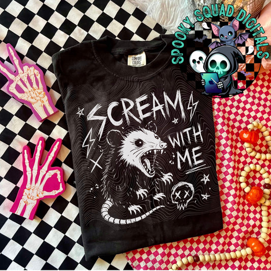 Scream With Me - PNG File