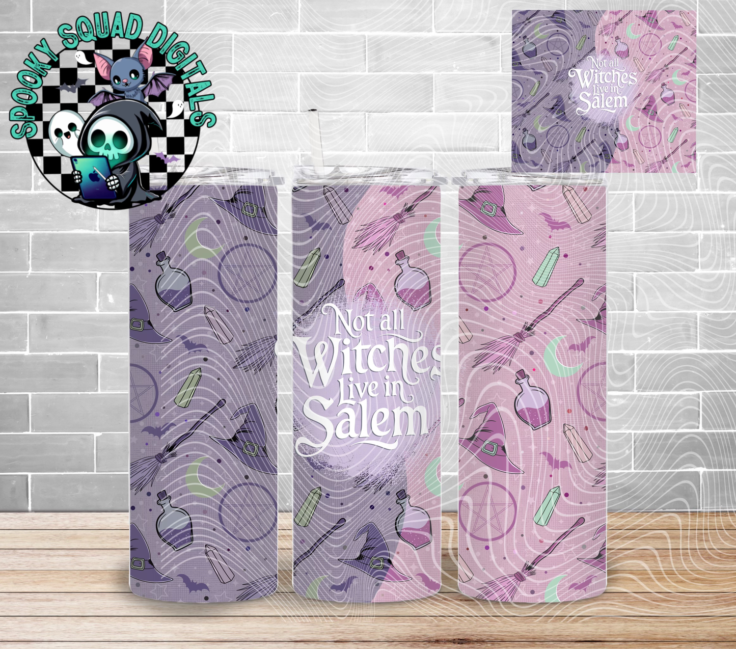 Not All Witches - Tumbler Wrap