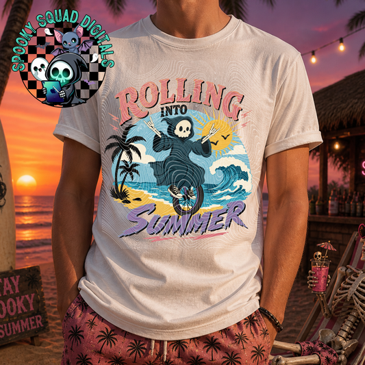 Rolling Into Summer - PNG File