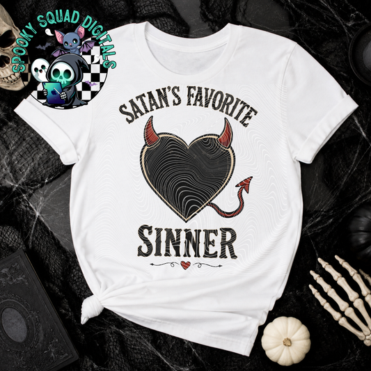 Satan's Favorite Sinner - PNG File