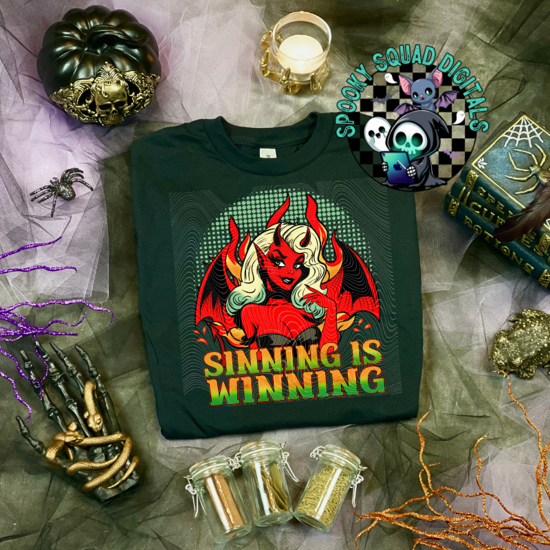 Sinning is Winning - PNG File